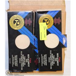 LOT OF 14 RUBBER SET 9" REPLACEMENT PADS