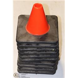 LOT OF TEN 6" MINI PYLONS