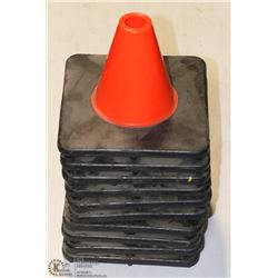 LOT OF TEN 6" MINI PYLONS