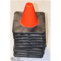 LOT OF TEN 6" MINI PYLONS