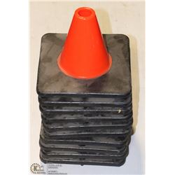 LOT OF TEN 6" MINI PYLONS