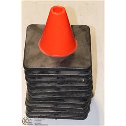 LOT OF TEN 6" MINI PYLONS