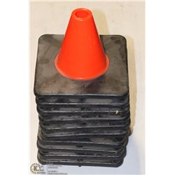 LOT OF TEN 6" MINI PYLONS