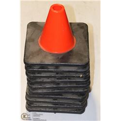 LOT OF TEN 6" MINI PYLONS