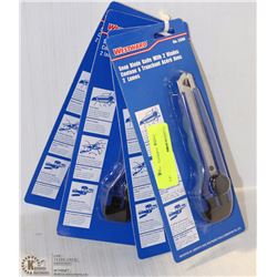LOT OF 4 WESTWARD SNAP BLADE KNIVES