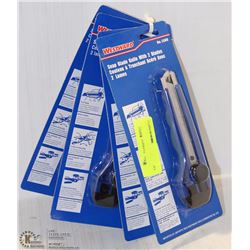 LOT OF 4 WESTWARD SNAP BLADE KNIVES