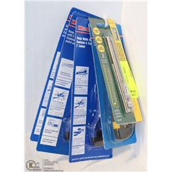 LOT OF 5 ASST SNAP BLADES