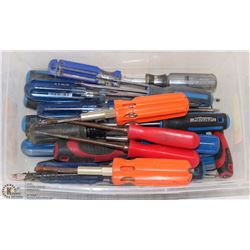 LOT OF ASST SCREW DRIVERS