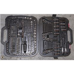 INCOMPLETE HUSKY 205PC 1/4-3/8-1/2 WRENCH SOCKET