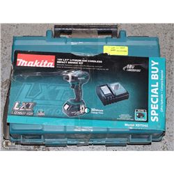 MAKITA 18V LXT LITHIUM IMPACT DRIVER INCL BATTERY