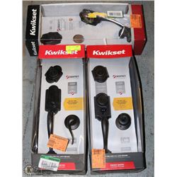 LOT OF 3 KWIKSET FRONT ENTRY FIXTURES