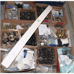 SMALL PALLET OF ASSORTED FASTENERS