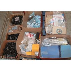 LARGE PALLET OF ASSORTED FASTENERS