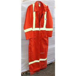 NORTH HIVIS SIZE 38 ONE PIECE ORANGE WORK SUIT