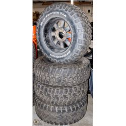 SET OF 4 BF GOODRICH BUD TERRAIN TIRES
