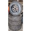 Image 1 : SET OF 4 BF GOODRICH BUD TERRAIN TIRES