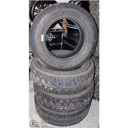 SET OF 4 HANKOOK 245/70R17 TIRES