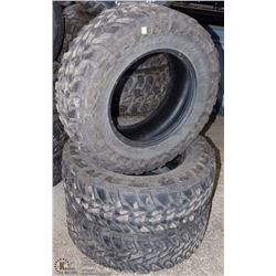SET OF 3 OPEN COUNTRY LT265/70R17 TIRES