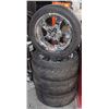 Image 1 : SET OF 4 HANKOOK 275/45R20 109V TIRES W/ RIMS