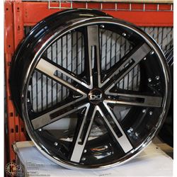 SET OF BLACK DIAMOND 22X10.5 RIMS