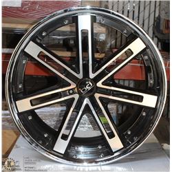 SET OF BLACK DIAMOND 20X10 RIMS