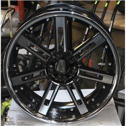 SET OF BLACK DIAMOND 20X9 RIMS