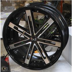 SET OF BLACK DIAMOND 20X10 RIMS