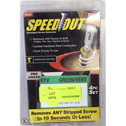SPEED OUT DAMAGE SCREW EXTRACTOR KIT