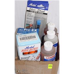 LOT OF MARKING ITEMS AND LUBE
