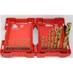 INCOMPLETE MILWAUKEE SHOCK WAVE TITANIUM DRILL BIT