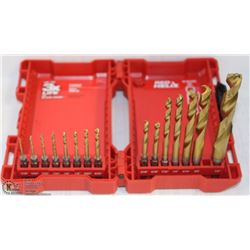 INCOMPLETE MILWAUKEE SHOCK WAVE TITANIUM DRILL BIT