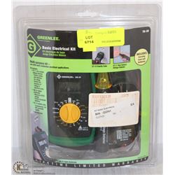 NEW GREENLEE BASIC ELECTRICAL KIT
