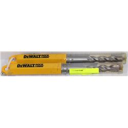 PAIR OF 11/16" DEWALT ROCK CARBIDE BITS