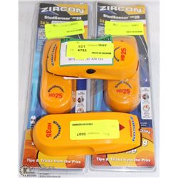LOT OF 4 ZIRCON STUD FINDERS