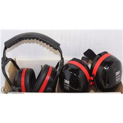 PAIR OF NOISE INHIBITING HEADPHONES