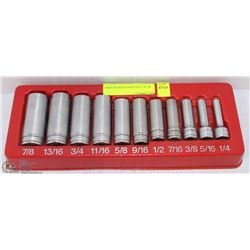 SNAP-ON DEEP SOCKET SET 1/4 -7/8