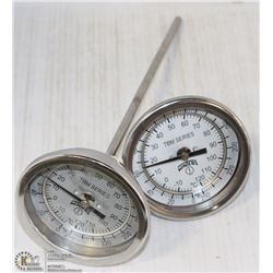 LOT OF 2 WINTERS ANALOG TEMPERATURE GAUGE