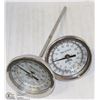 Image 1 : LOT OF 2 WINTERS ANALOG TEMPERATURE GAUGE