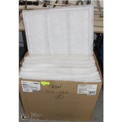 CASE OF 20 FREUDENBERG 20X25 FABRIC FILTERS