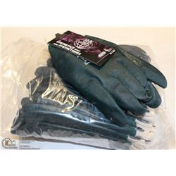 1 DOZ BOB DALE PVC COATED WORK GLOVES