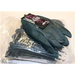 1 DOZ BOB DALE PVC COATED WORK GLOVES