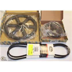 2 FLY WHEELS AND 1 BELT DRIVE