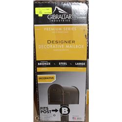 GIBRALTAR STEEL DECORATIVE MAIL BOX