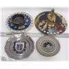 Image 1 : LOT OF ASSORTED COLLECTIBLE PLATES AND BRASS BELL