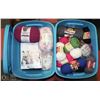 Image 1 : LOT OF 2 TOTES OF VARIOUS YARN