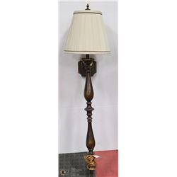 LARGE WOOD WALL LAMP