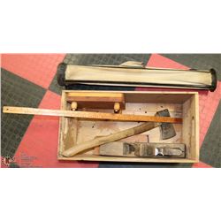 LAWYERS VINTAGE FILE BOX 1940'S WITH VINTAGE