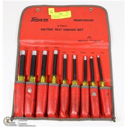 SNAP-ON 9PC INSULATED METRIC NUT DRIVER SET