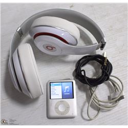 APPLE IPOD NANO W/ AUTHENTIC DR. DRE HEADPHONES.