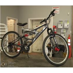HUFFY 21SPD FULL SUS. MTN BIKE WITH 26" WHEELS